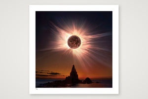 A Darkening Horizon — 76×76cm, 30×30" Print only