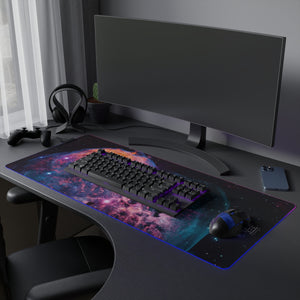 Spheres Shaped by Starry Yesterdays LED Gaming Mouse Pad