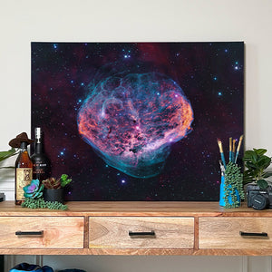 Crescent Nebula Canvas Print