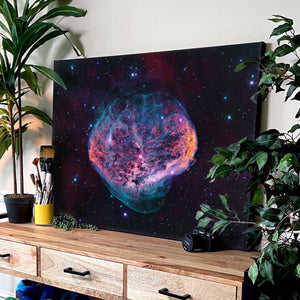 Crescent Nebula Canvas Print