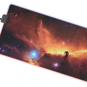 The Horse Forged from starlight LED Gaming Mouse Pad
